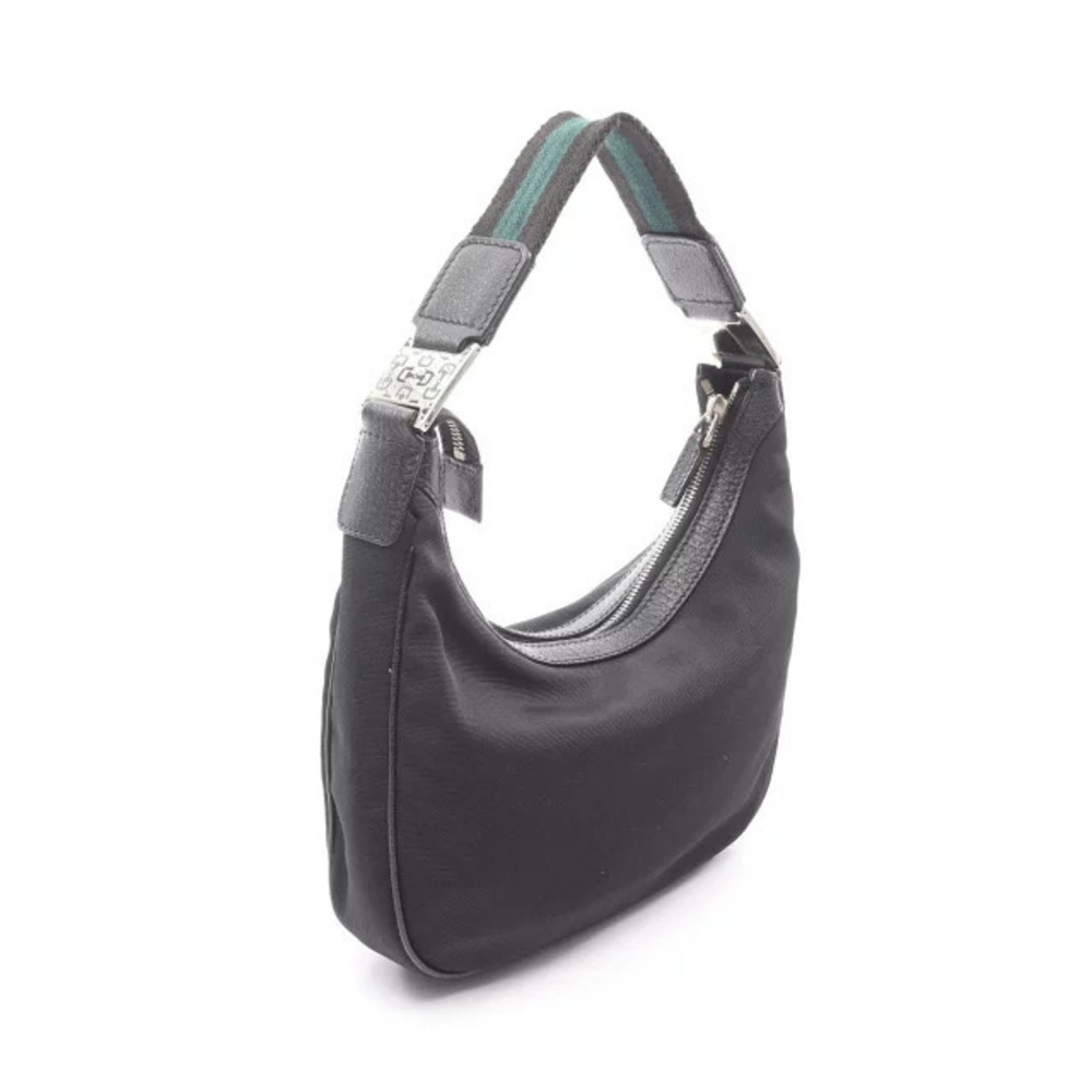 Gucci Shoulder Black Leather Bag Black